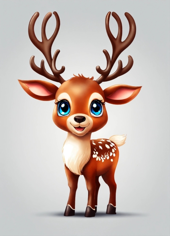 Toy, Deer, Fawn, Natural Material, Terrestrial Animal, Snout