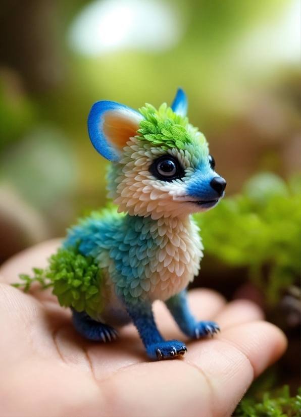 Toy, Plant, Finger, Fawn, Grass, Stuffed Toy