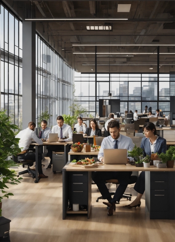 Urban Outfitters Prints, Table, Furniture, Building, Plant, Desk