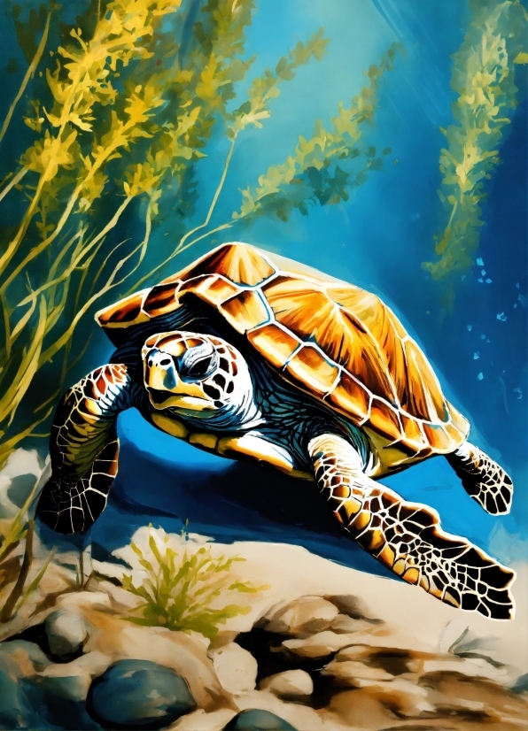 Vertebrate, Hawksbill Sea Turtle, Nature, Reptile, Natural Environment, Organism
