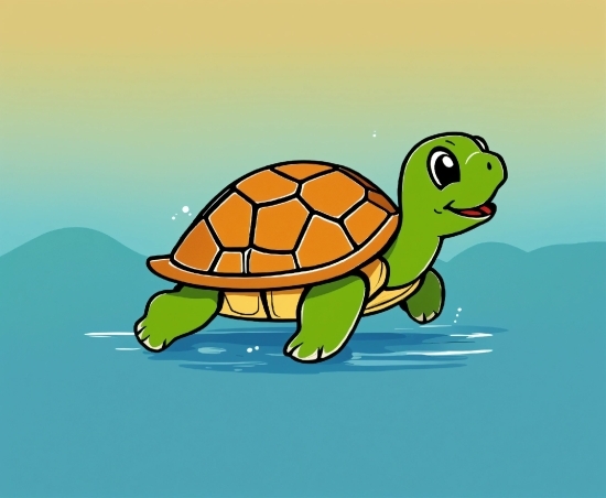 Vertebrate, Reptile, Nature, Organism, Turtle, Cartoon
