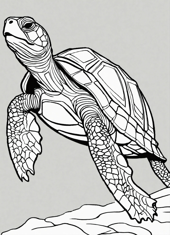 Vertebrate, Reptile, Organism, Turtle, Tortoise, Illustration