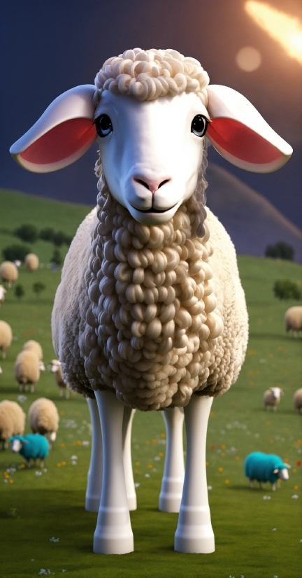 Video Animation Software For Pc, Photograph, Light, Blue, Nature, Sheep