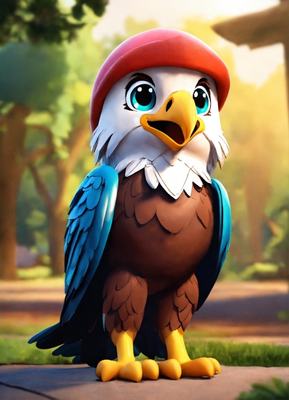Video Maker Canva, Bird, Vertebrate, Accipitridae, Beak, Cartoon