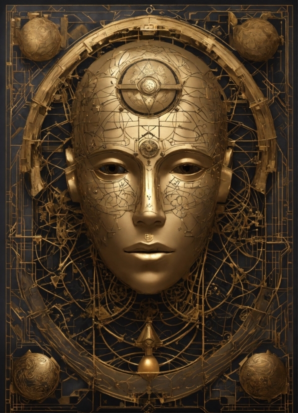 Video Maker In Instagram, Head, Sculpture, Gold, Artifact, Art