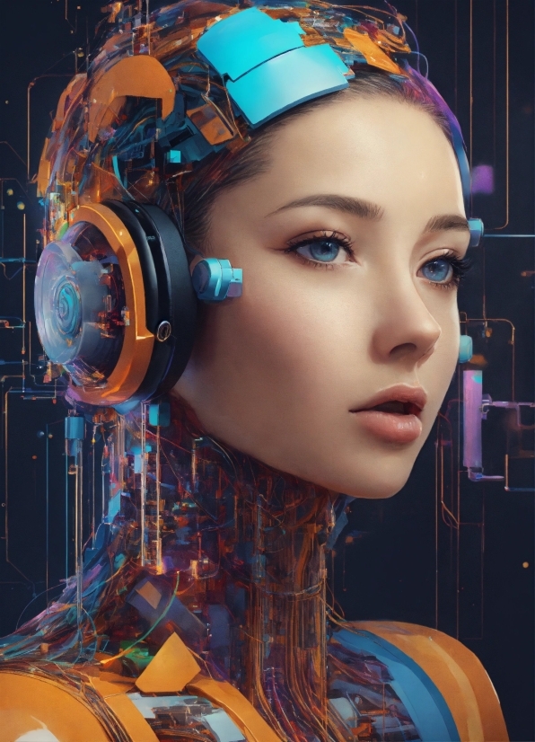 Video Maker With Photos And Music For Pc, Face, Lip, Eye, Eyelash, Blue