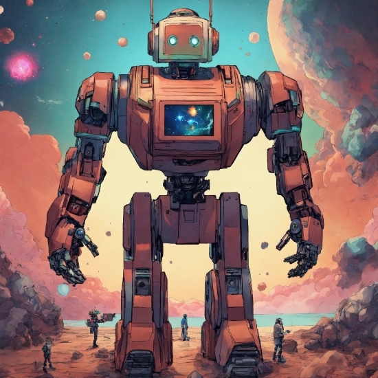 Video Maker With Text Animation, Light, Space, Machine, Fictional Character, Art