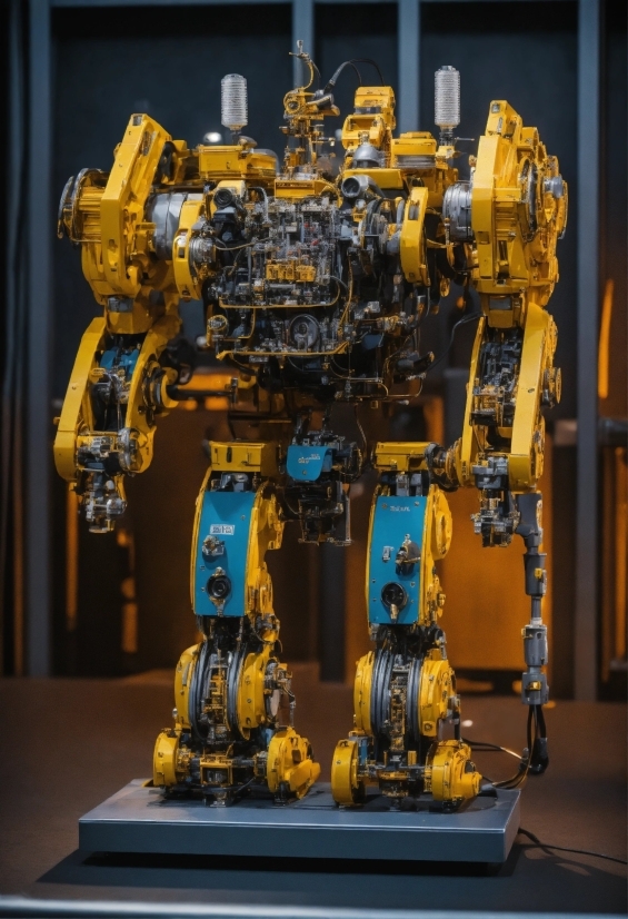 Yellow, Gas, Engineering, Machine, Toy, Metal