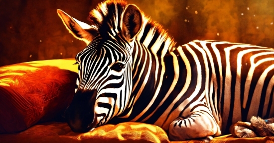 Zebra, Photograph, Light, Nature, Organism, Terrestrial Animal