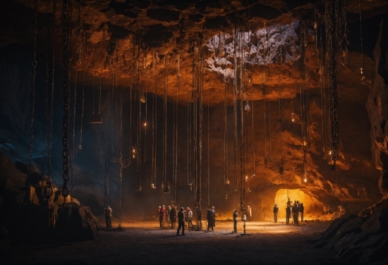 Ai Decision Support System, Lighting, Heat, Formation, Landscape, Darkness