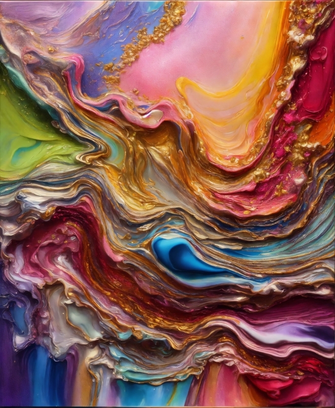 Ai In Finance, Colorfulness, Azure, Purple, Liquid, Paint