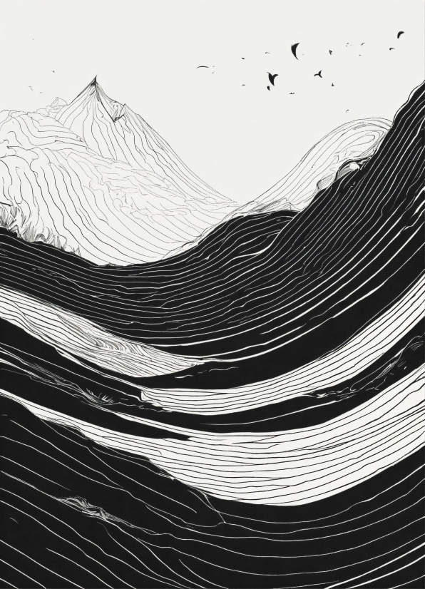 Ai Products In Healthcare, Vertebrate, Slope, Sky, Art, Monochrome