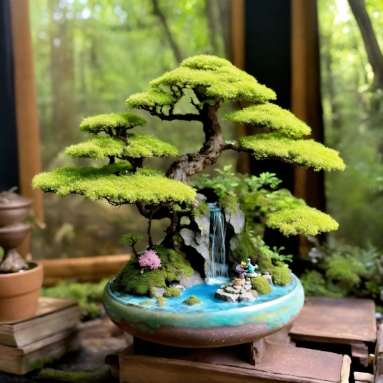 Ai That Turns Words Into Images, Plant, Bonsai, Botany, Flowerpot, Leaf