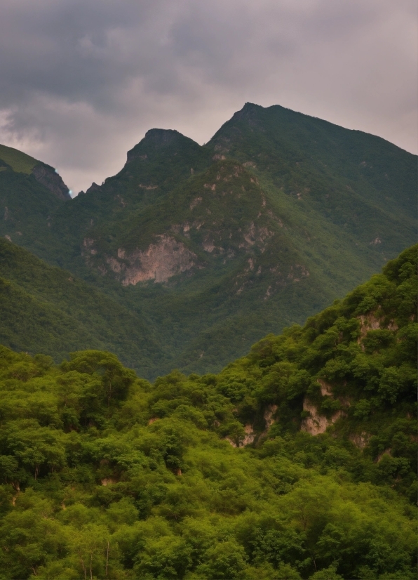 Application Of Artificial, Cloud, Sky, Mountain, Plant Community, Natural Landscape