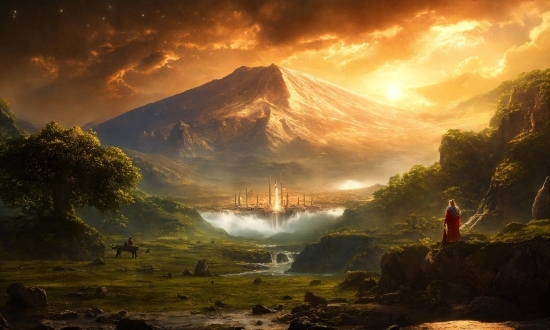 Artificial Intelligence For High Energy Physics, Cloud, Sky, Mountain, Nature, Natural Landscape