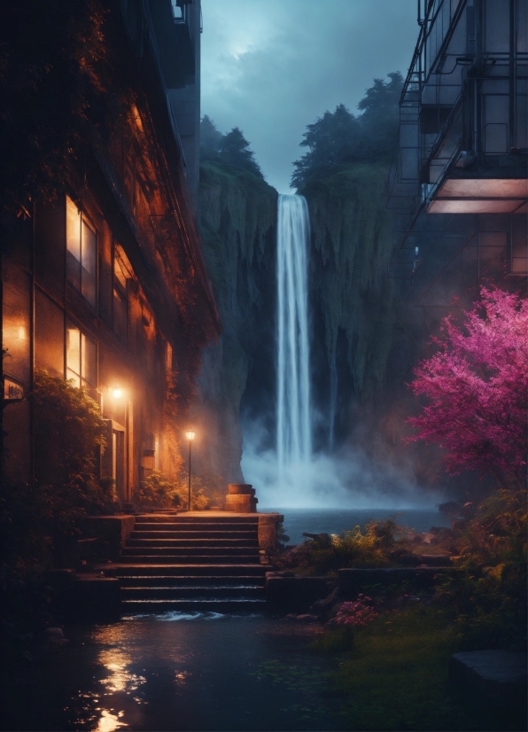 Canvas Ai Art, Water, Atmosphere, Cloud, Sky, Plant