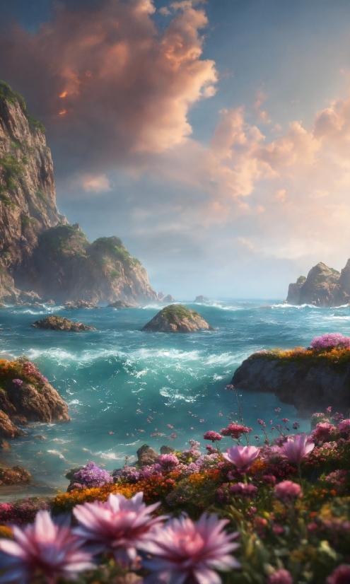 Cognitive Ai Platform, Cloud, Water, Sky, Flower, Light