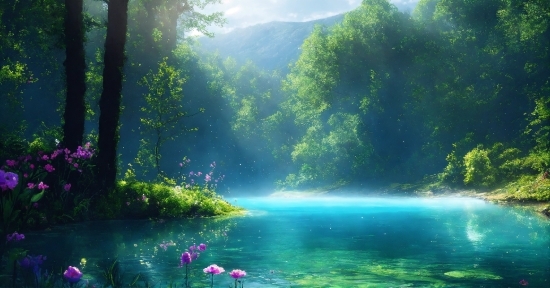 Dali Ai Art Generator, Water, Plant, Water Resources, Green, Sky
