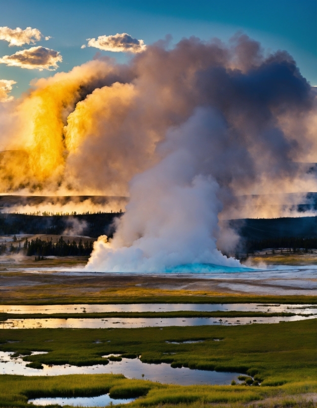 Diffusion Ai Art, Cloud, Sky, Water, Natural Landscape, Cumulus