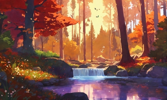 Free Ai Image Generator Online, Water, Plant, Light, Natural Landscape, Nature