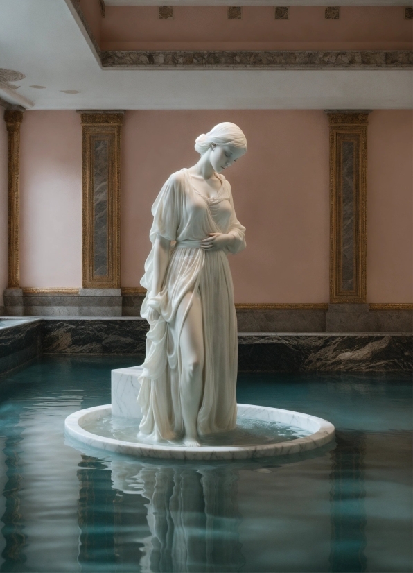 Fuzzy Logic Applications In Artificial Intelligence, Water, Statue, Sculpture, Sleeve, Building