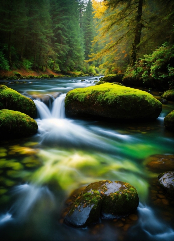 Google Enhance Ai, Water, Water Resources, Plant, Ecoregion, Fluvial Landforms Of Streams