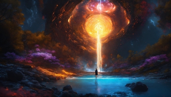 Meta Ai Chatbot, Atmosphere, Water, Light, World, Art