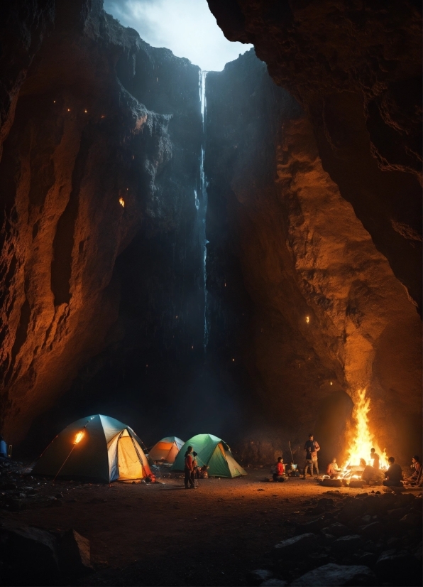 Tent, Light, Nature, World, Mountain, Natural Landscape