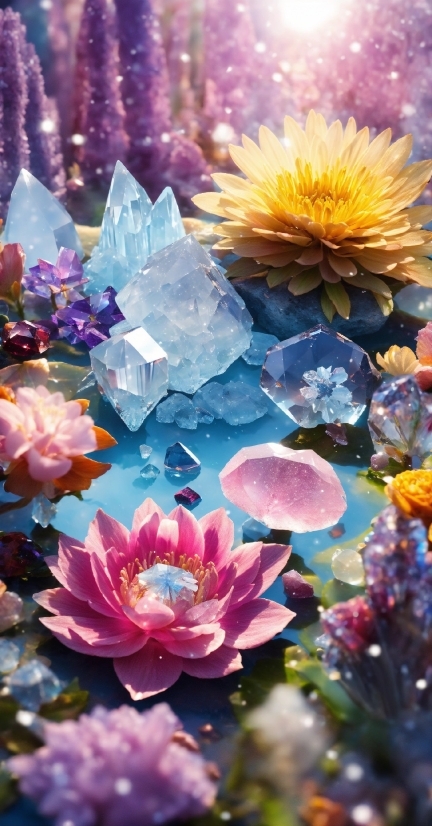 Upload Image Ai Generator, Flower, Plant, Photograph, Light, Botany
