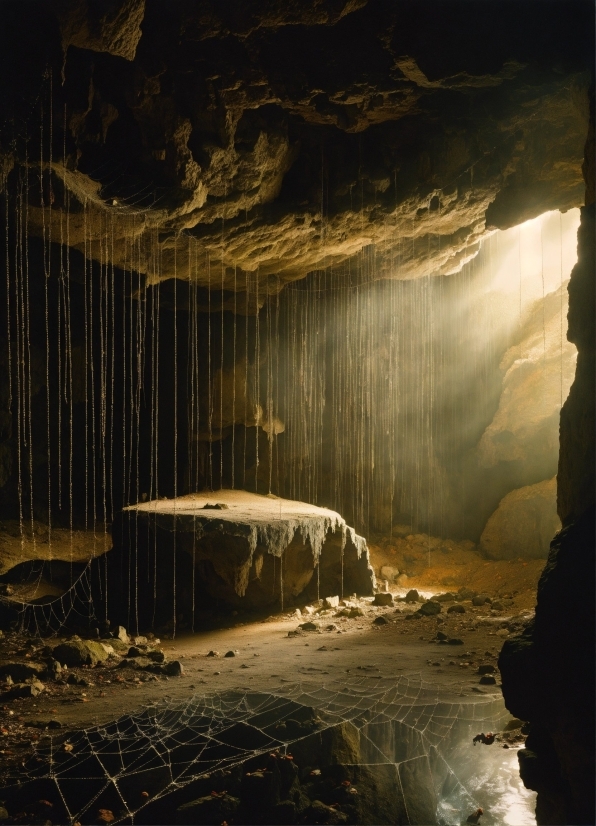 Water, Body Of Water, Natural Landscape, Stalagmite, Cave, Formation