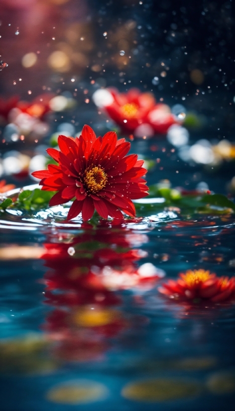 Water, Flower, Sky, Liquid, Plant, Nature