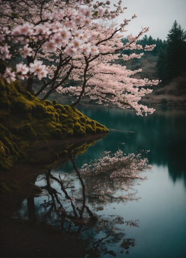 Water, Flower, Water Resources, Natural Landscape, Natural Environment, Branch