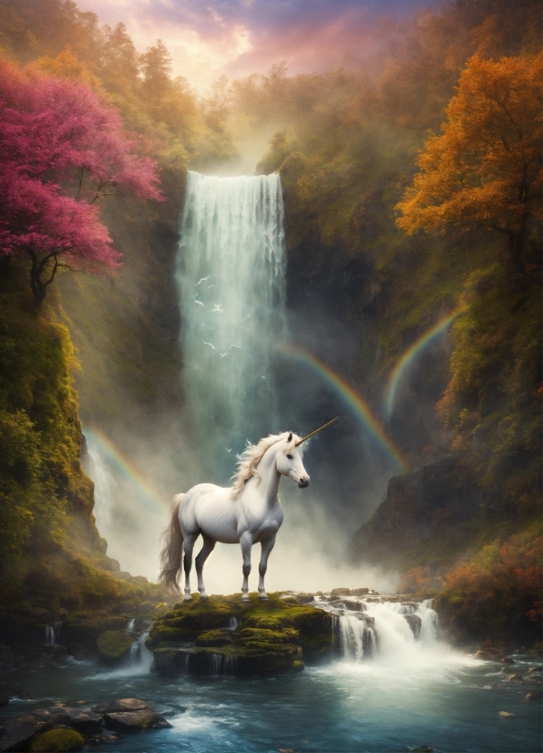 Water, Horse, Water Resources, Ecoregion, Light, Nature