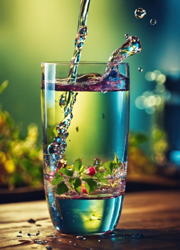 Water, Plant, Drinkware, Liquid, Tableware, Blue