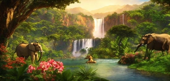 Water, Plant, Ecoregion, Flower, Mountain, Nature