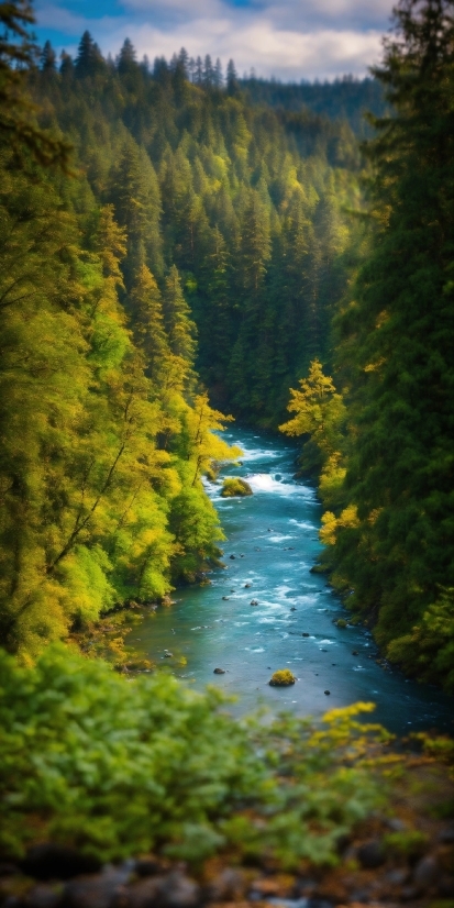 Water, Plant, Natural Landscape, Fluvial Landforms Of Streams, Tree, Larch