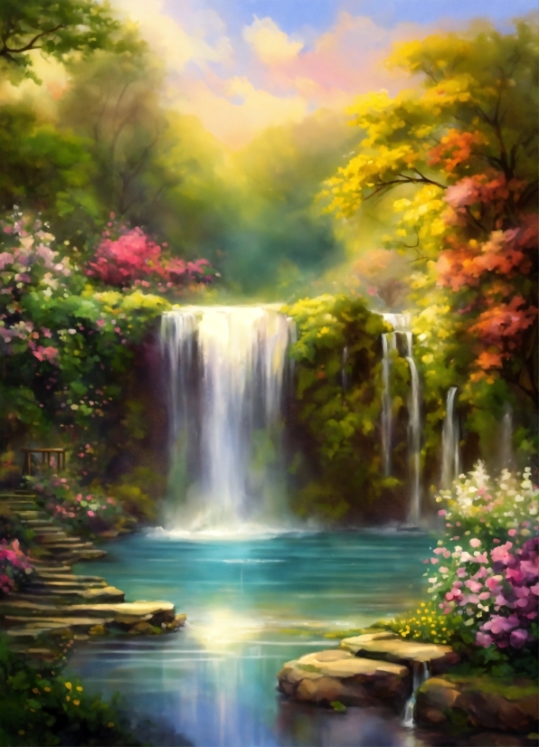 Water, Plant, Sky, Flower, Ecoregion, Light