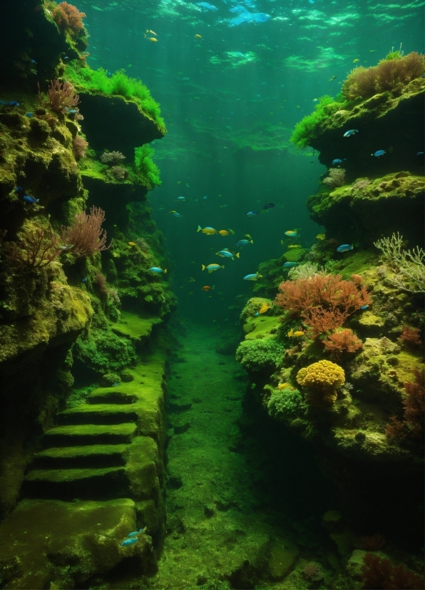 Water, Plant, Underwater, Natural Environment, Natural Landscape, Organism