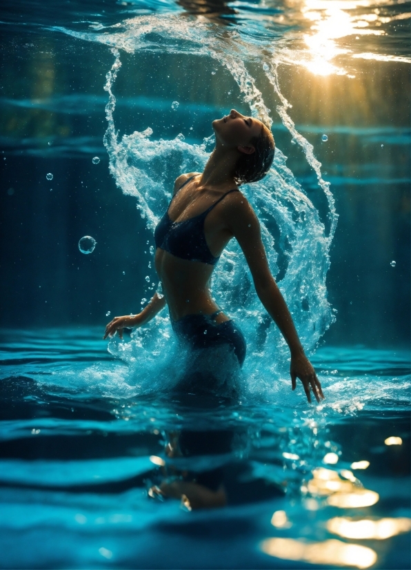 Water, Vertebrate, Swimming Pool, Light, People In Nature, Human Body