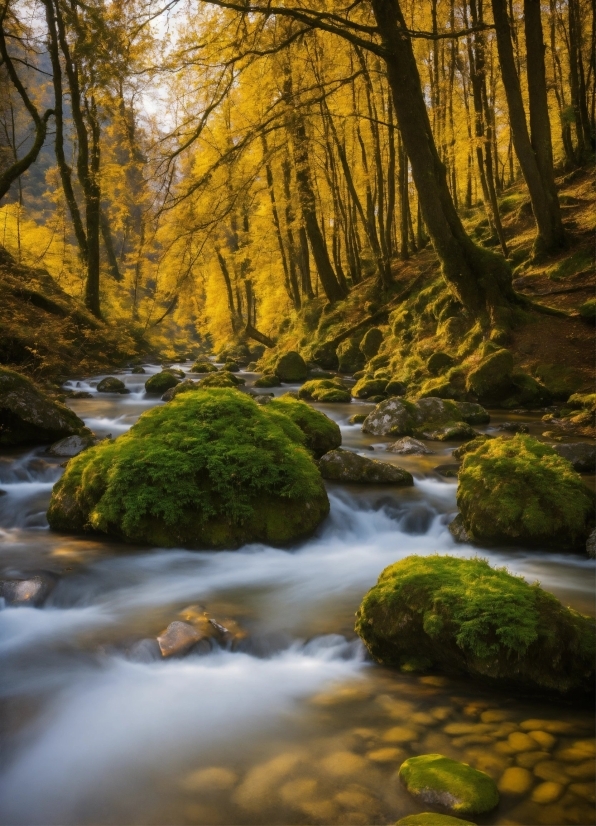 Water, Water Resources, Fluvial Landforms Of Streams, Natural Landscape, Plant, Branch