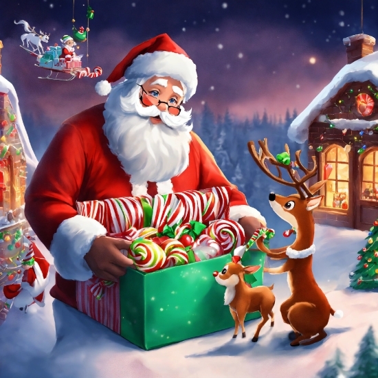 Adobe Illustrator Full Version Free Download 2021, Plant, Vertebrate, Light, Green, Santa Claus