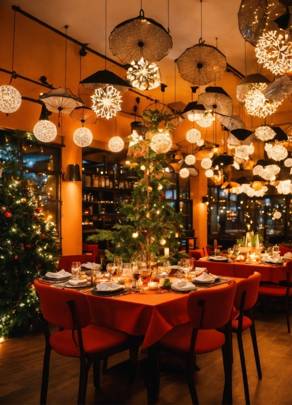 Affinity Designer Vector Art, Christmas Tree, Furniture, Decoration, Table, Light