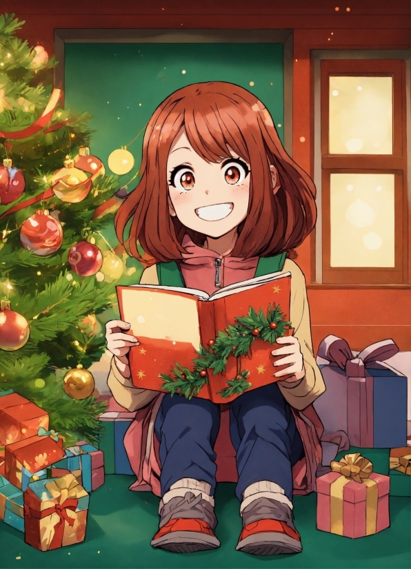 Ang Kiukok, Hair, Christmas Tree, Green, Cartoon, Plant