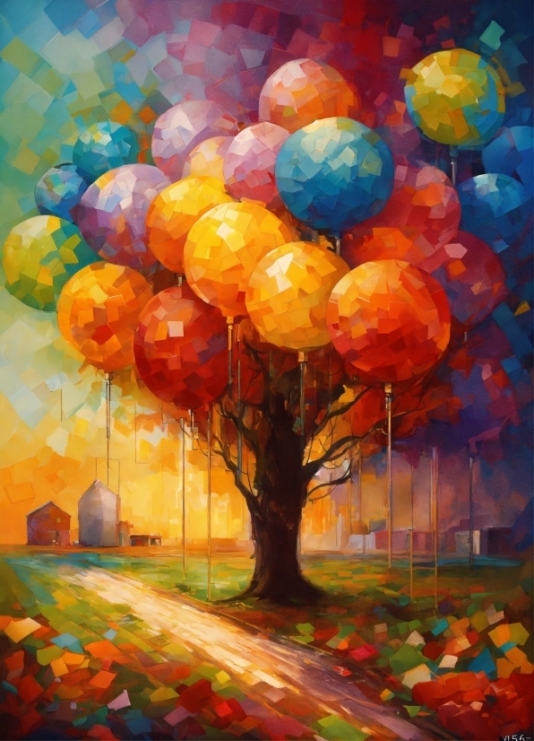 Art Paint, Light, Paint, Nature, Balloon, Art