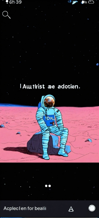 Astronaut, World, Gesture, Font, Astronomical Object, Electric Blue