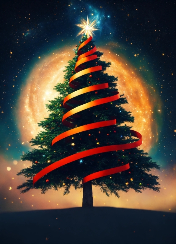 Atmosphere, World, Light, Nature, Sky, Christmas Tree