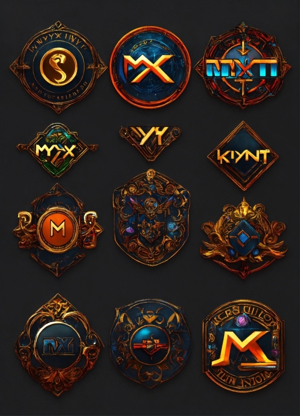 Badge, Font, Crest, Bird, Art, Emblem