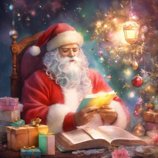 Beard, Christmas Decoration, Facial Hair, Happy, Santa Claus, Event