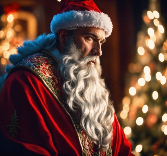 Beard, Organ, Facial Hair, Christmas Tree, Event, Holiday