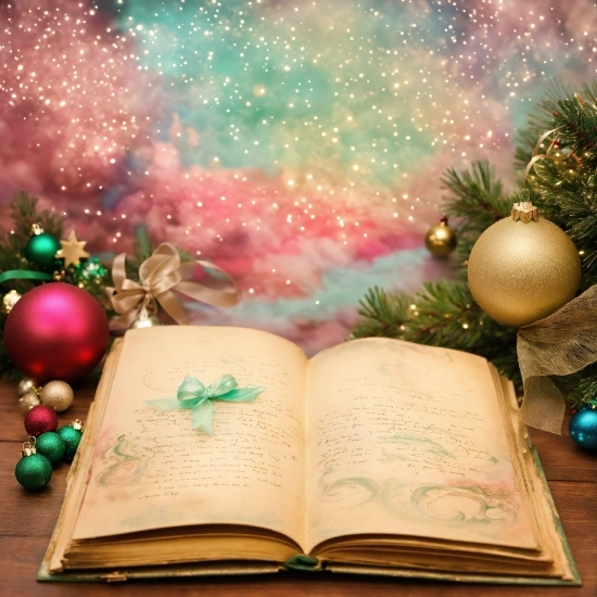Book, Light, Christmas Ornament, Lighting, Publication, Holiday Ornament